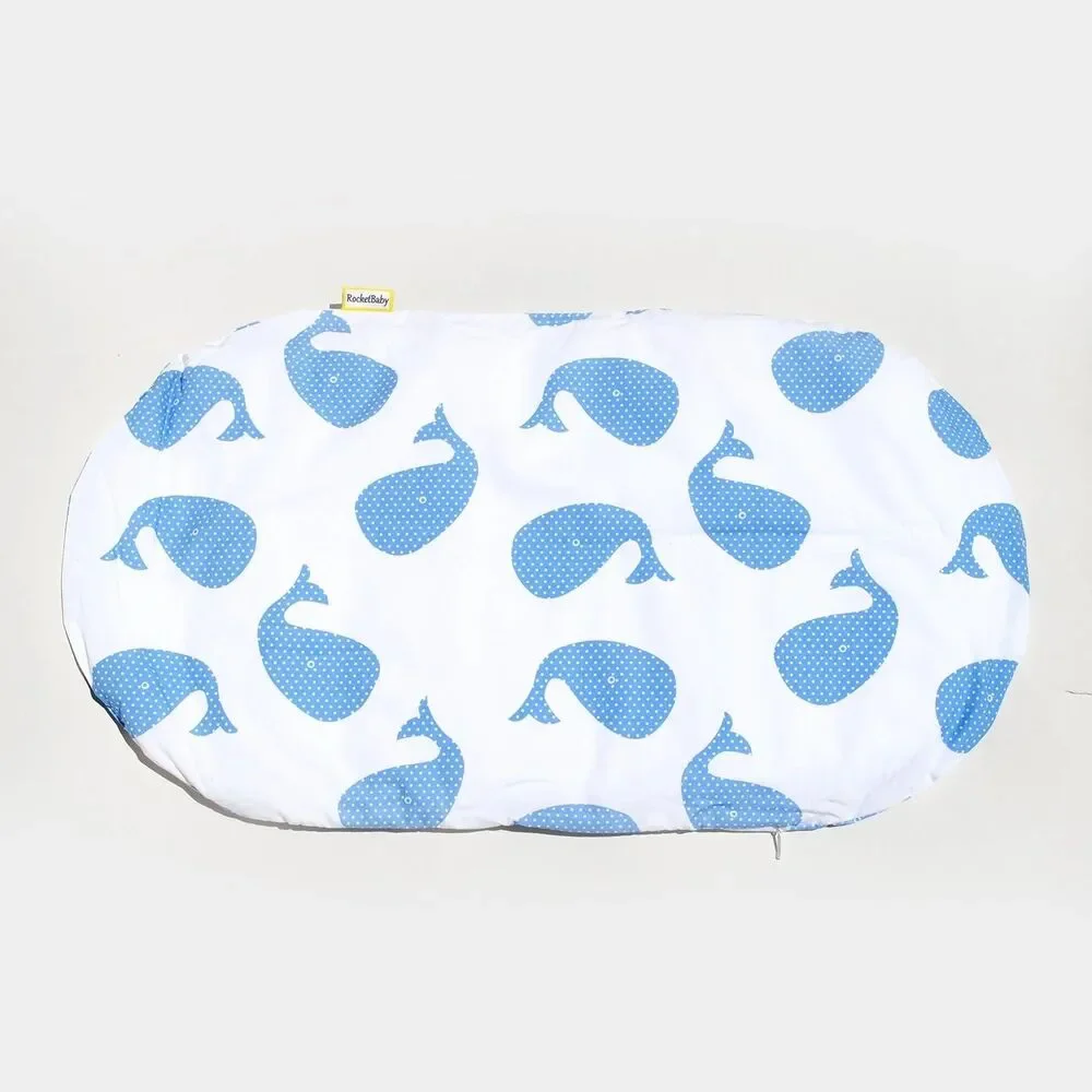 RocketBaby Topponcino Montessori Baby Cushion Blue